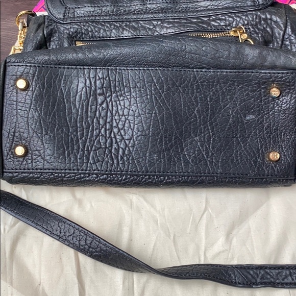 Tory Burch 797 Medium Satchel, black, EUC - Picture 5 of 6